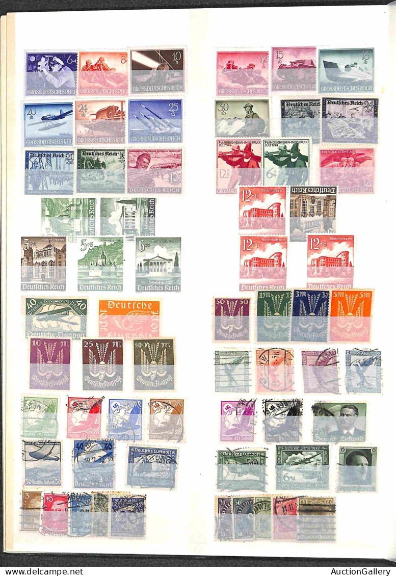 Lotti&Collezioni - Europa&Oltremare - GERMANIA - Reich + Democratica - Classificatore con oltre 500 francobolli nuovi e 