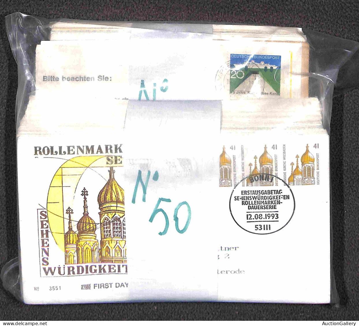 Lotti&Collezioni - Europa&Oltremare - GERMANIA - Federale - Insieme Di 100 FDC Del Periodo Tutte Diverse - Da Esaminare - Otros & Sin Clasificación