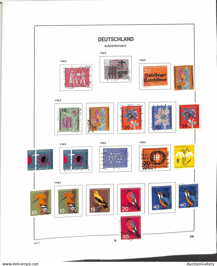 Lotti&Collezioni - Europa&Oltremare - GERMANIA FEDERALE - 1949/1990 - Collezione Avanzata Di Valori Usati Del Periodo Mo - Andere & Zonder Classificatie