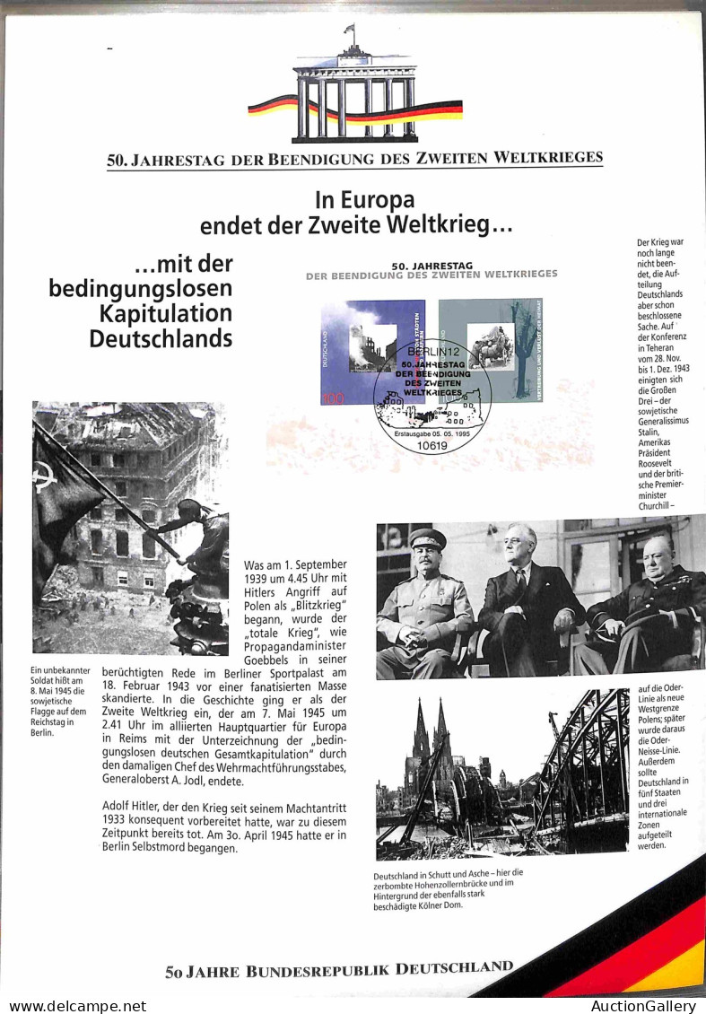 Lotti&Collezioni - Europa&Oltremare - GERMANIA - 50 Jahre Bundesrepublik Deutschland - Edizione Deutsche Post In Elegant - Altri & Non Classificati