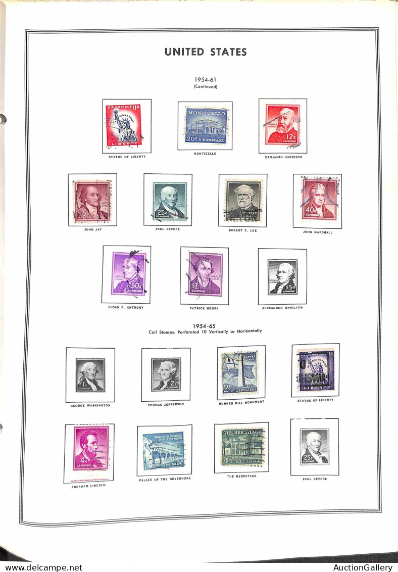 Lotti&Collezioni - Europa&Oltremare - STATI UNITI D'AMERICA - 1847/1979 - Collezione del periodo in album Liberty stamp 