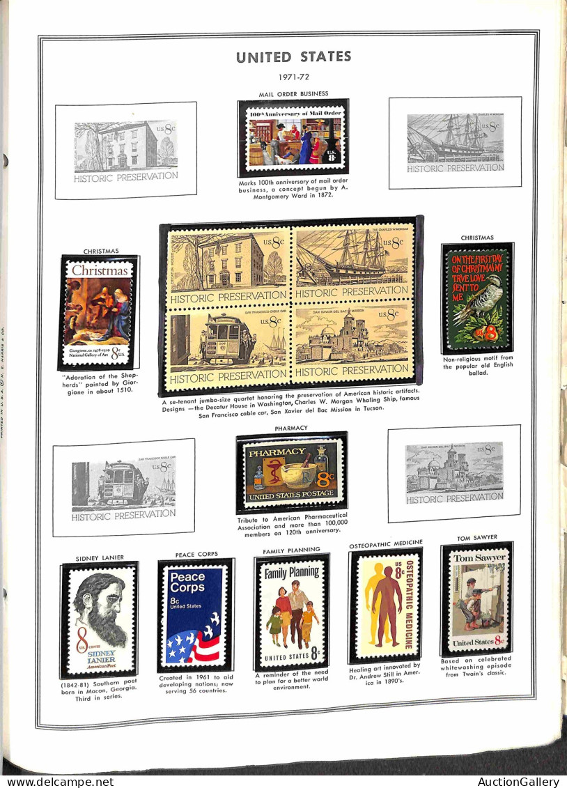 Lotti&Collezioni - Europa&Oltremare - STATI UNITI D'AMERICA - 1847/1979 - Collezione del periodo in album Liberty stamp 