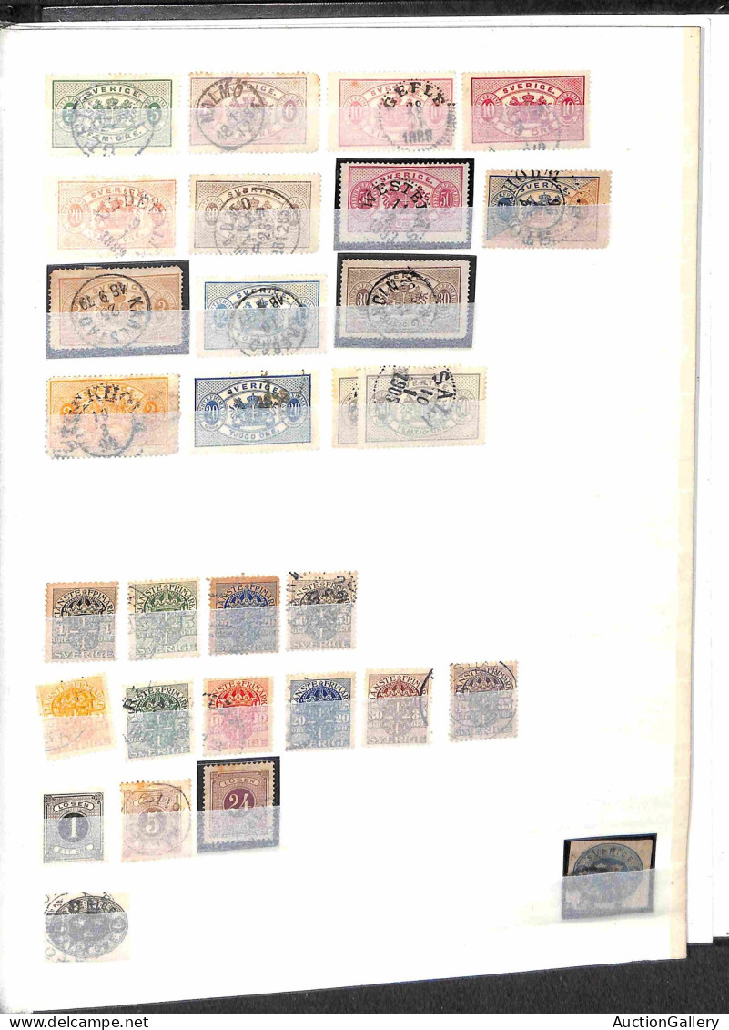 Lotti&Collezioni - Europa&Oltremare - SVEZIA - 1868/1988 - Collezione avanzata del periodo con alcune buone presenze mon