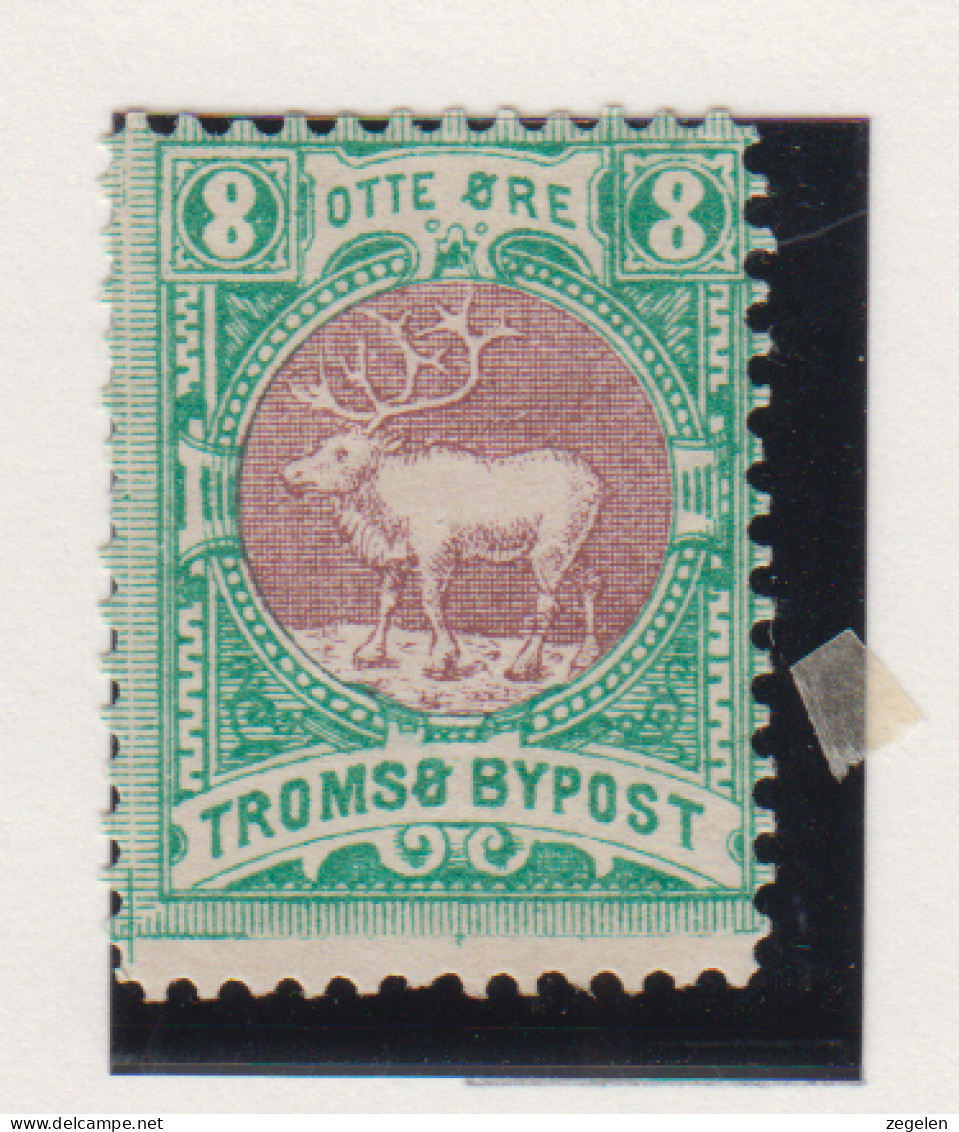 Noorwegen Lokale Zegel   Katalog Over Norges Byposter Tromso Bypost 10 - Local Post Stamps