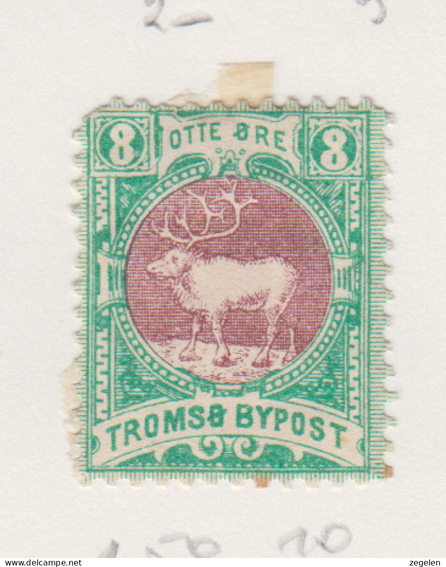 Noorwegen Lokale Zegel   Katalog Over Norges Byposter Tromso Bypost 10 - Local Post Stamps