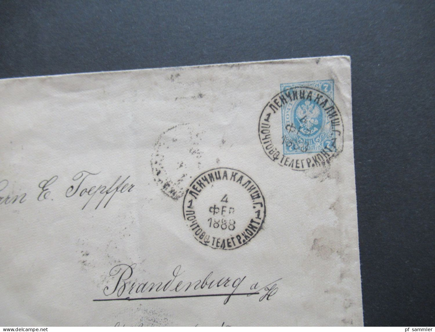 Russland Ganzsachen Posten mit PK und Umschlägen ab ca. 1870er Jahre! Interessanter Posten! 10 Stück