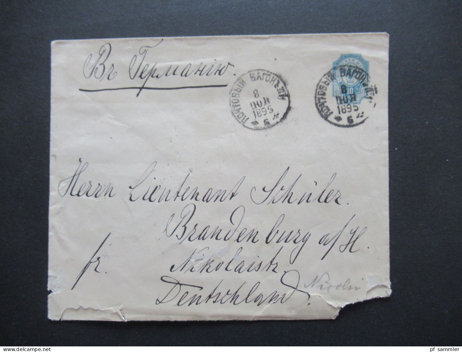 Russland Ganzsachen Posten mit PK und Umschlägen ab ca. 1870er Jahre! Interessanter Posten! 10 Stück