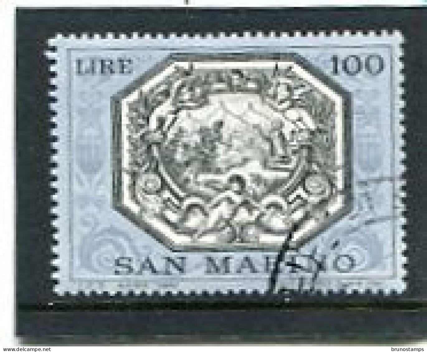 SAN MARINO - 1972  100 L   OLD PRINTS  FINE USED - Gebraucht