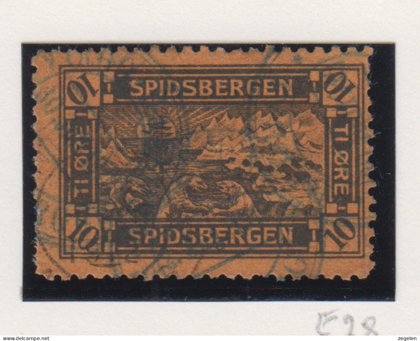 Noorwegen Lokale Zegel   Katalog Over Norges Byposter Spitsbergen Bypost E28 - Local Post Stamps