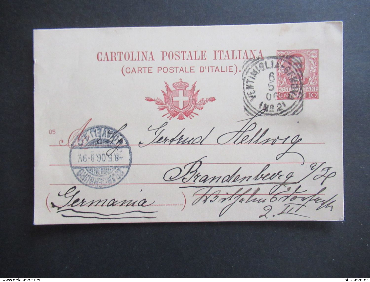 Italien Ganzsachen Posten 1x Doppelkarte ab 1879 Interessanter Posten! insgesamt 10 Stück