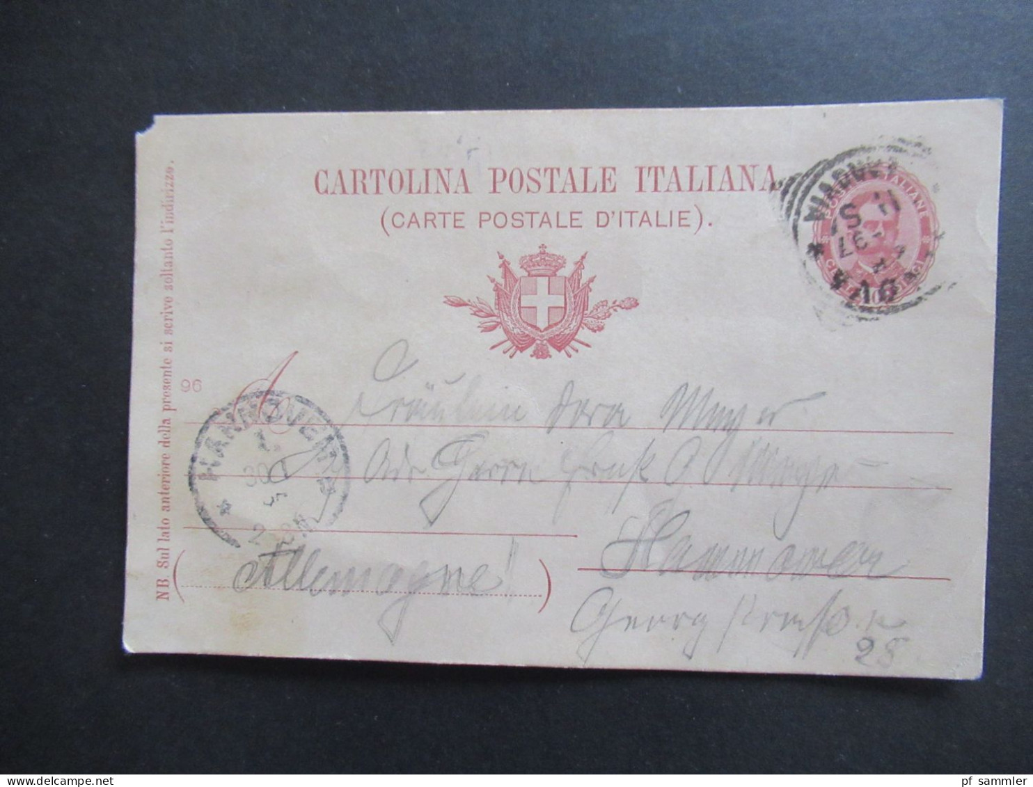 Italien Ganzsachen Posten 1x Doppelkarte ab 1879 Interessanter Posten! insgesamt 10 Stück