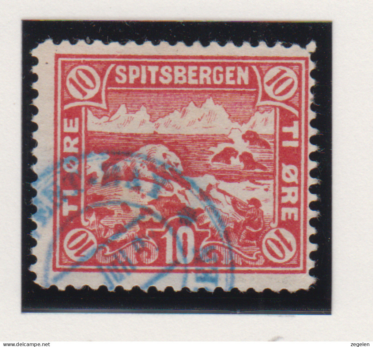 Noorwegen Lokale Zegel   Katalog Over Norges Byposter Spitsbergen Bypost E8 - Emisiones Locales