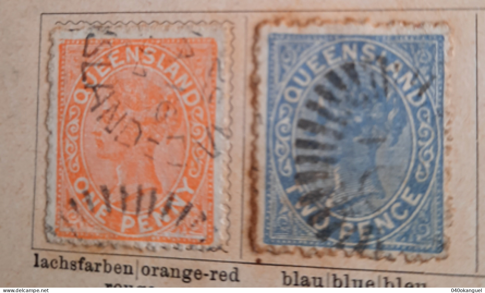 Australien - Queensland -   2 Marken Gem. Scan - Used Stamps