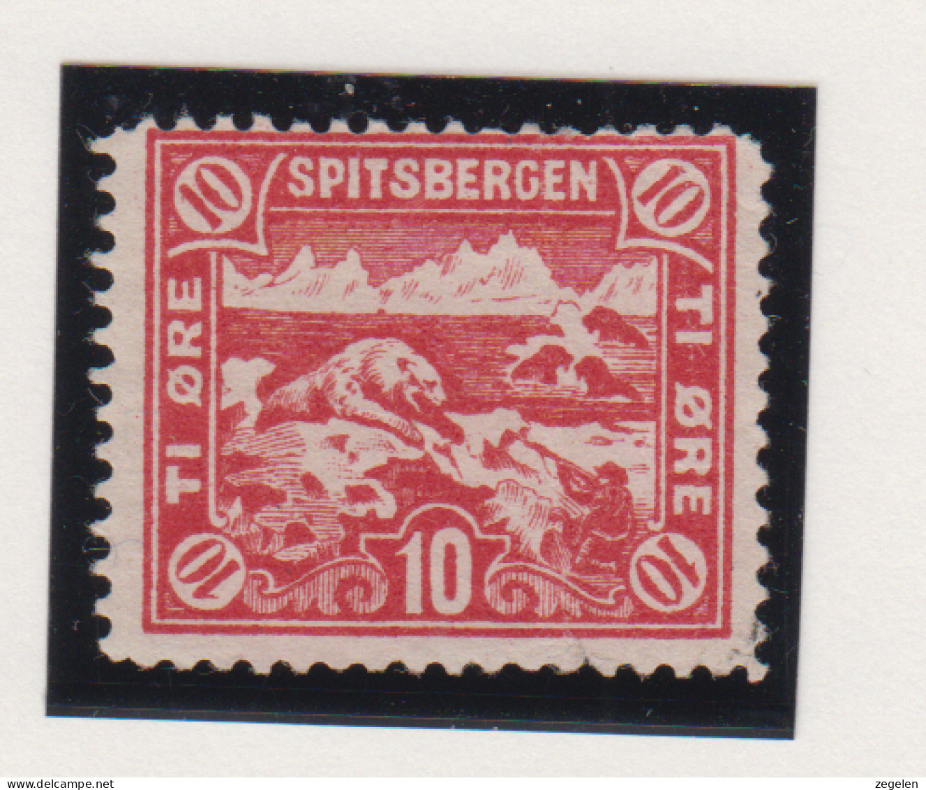 Noorwegen Lokale Zegel   Katalog Over Norges Byposter Spitsbergen Bypost E10 - Lokale Uitgaven