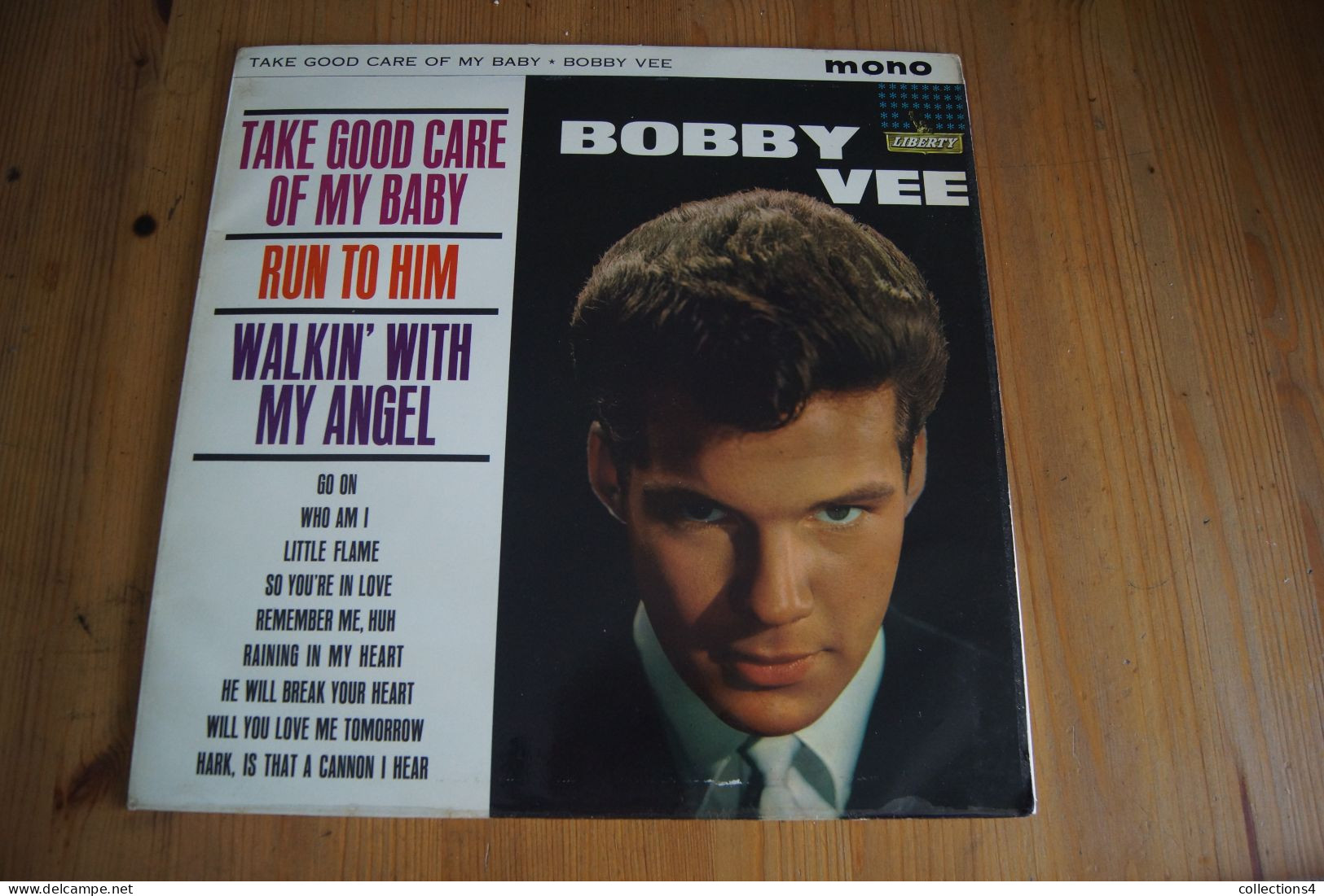 BOBBY VEE TAKE GOOD CARE OF MY BABY RARE LP ORIGINAL ANGLAIS 1962 - Autres - Musique Anglaise