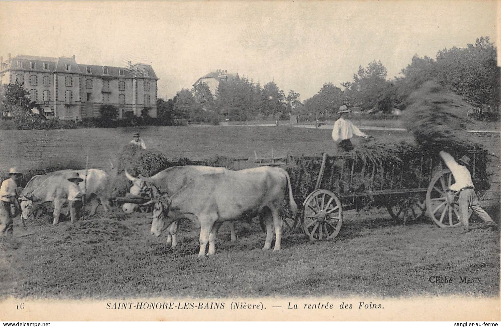 CPA 58 SAINT HONORE LES BAINS / LA RENTREE DES FOINS - Altri & Non Classificati