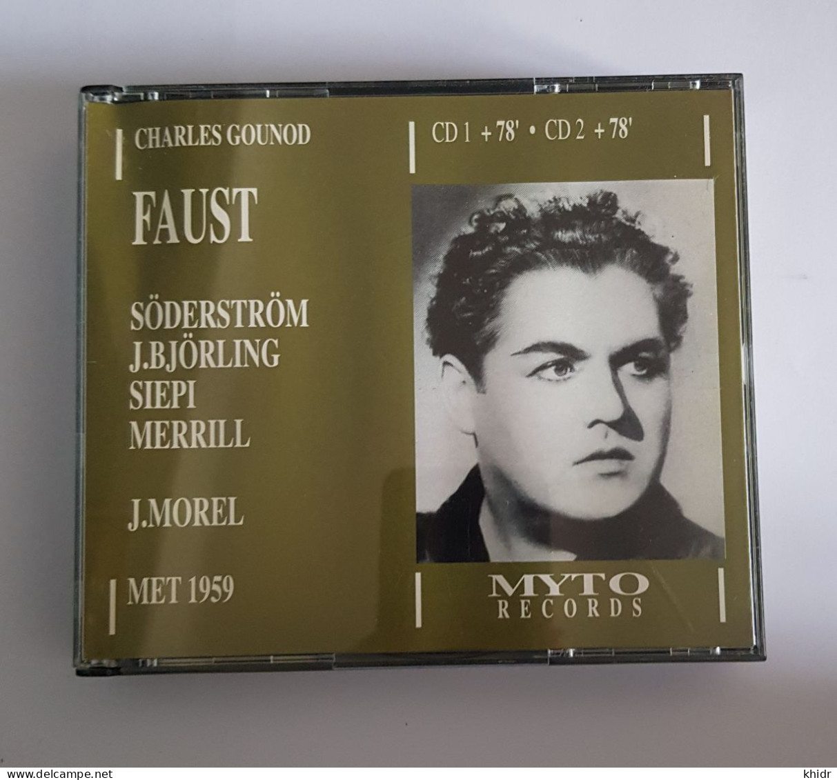 Charles Gounod, FAUST , Faust ,Jussi Björling, Jussi Bjorling ~2 CD /opéra. - Opera