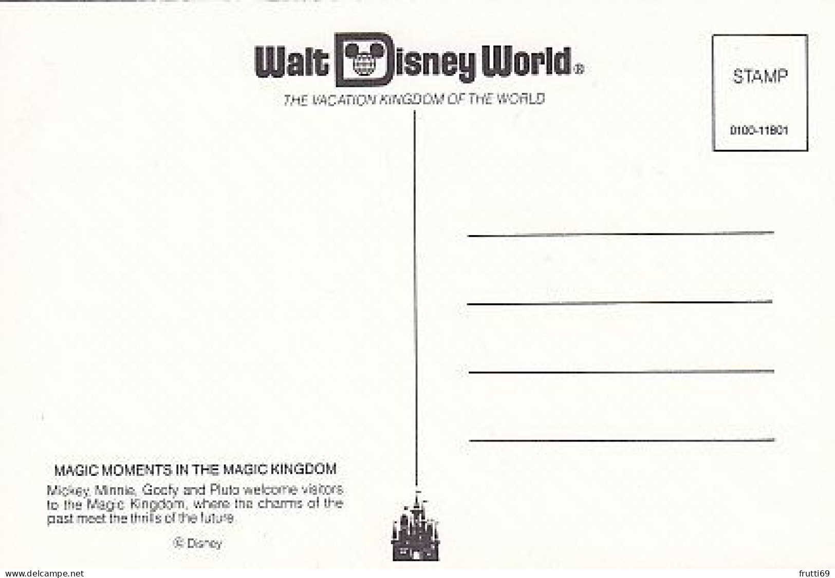 AK 175906 DISNEY - USA - Walt Disney World - Magic Moments In The Magic Kingdom - Disneyworld