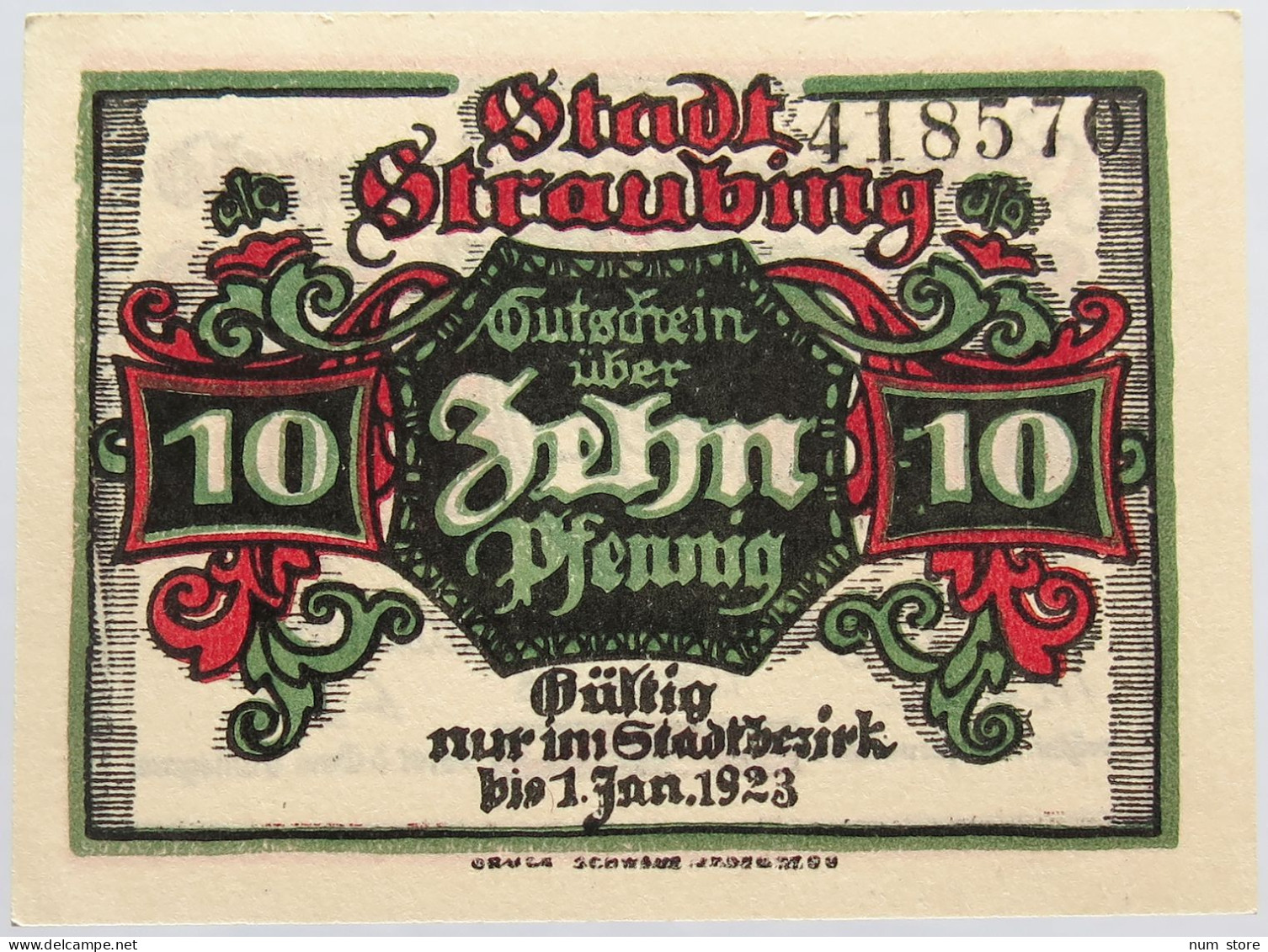 GERMANY 10 PFENNIG 1918 STARUBING #alb003 0235 - Autres & Non Classés