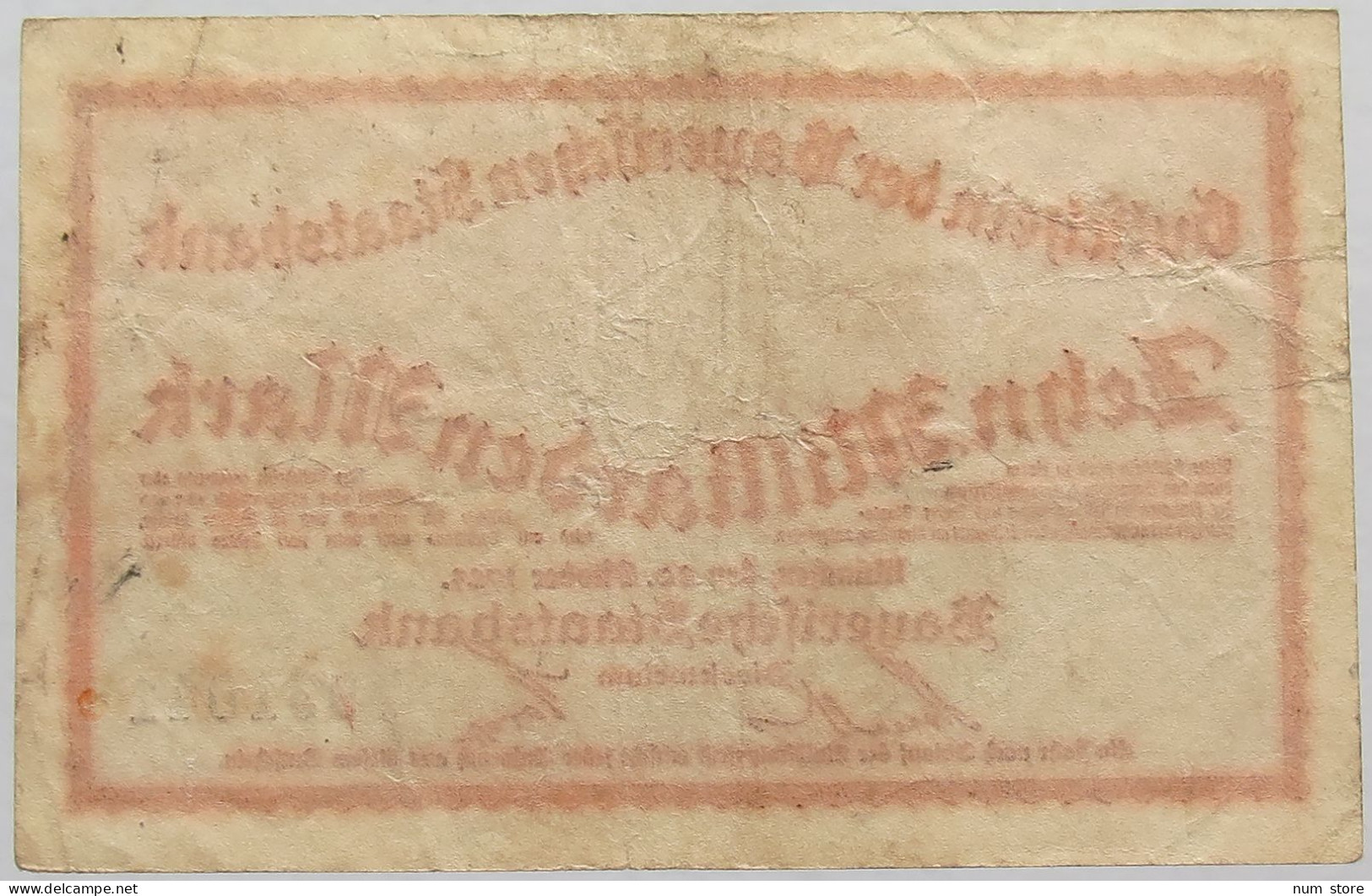 GERMANY 10 MILLIARDEN MARK 1923 BAYERN #alb008 0121 - 10 Mrd. Mark