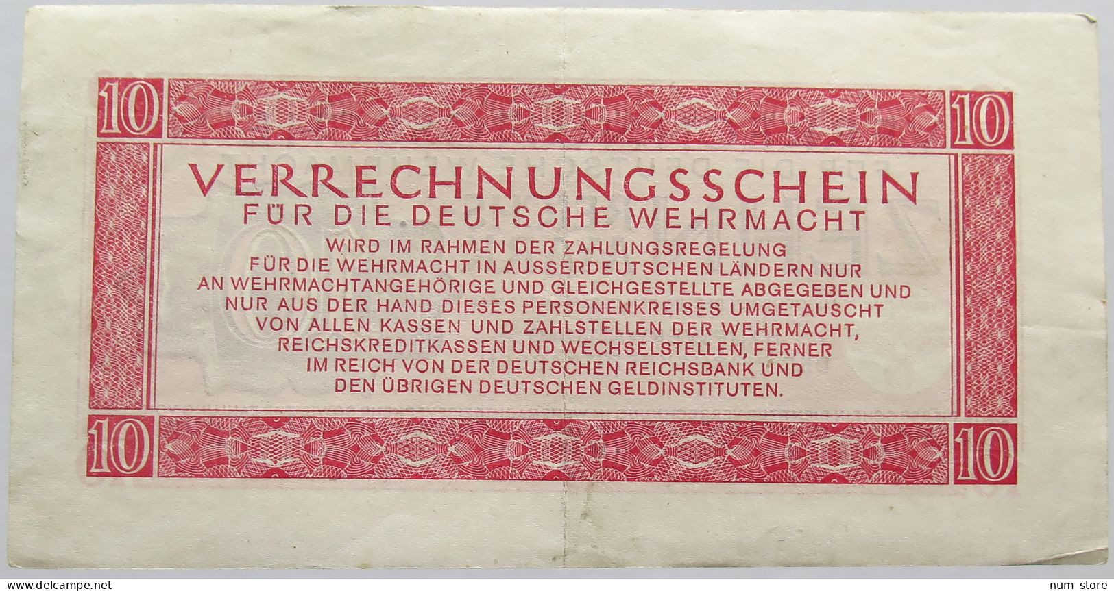 GERMANY 10 MARK 1944 #alb015 0195 - 10 Reichsmark