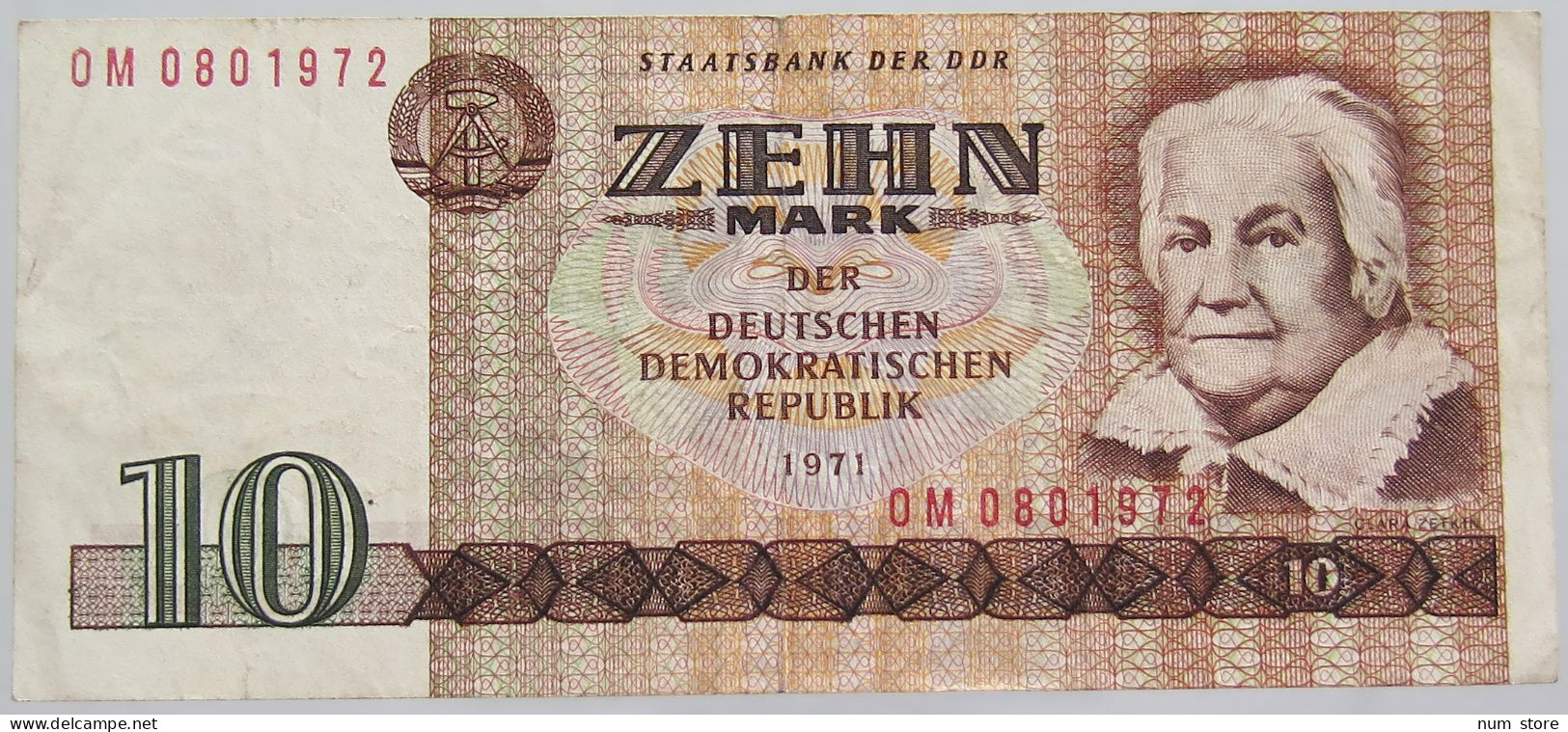 GERMANY 10 MARK 1971 #alb068 0025 - 10 Deutsche Mark