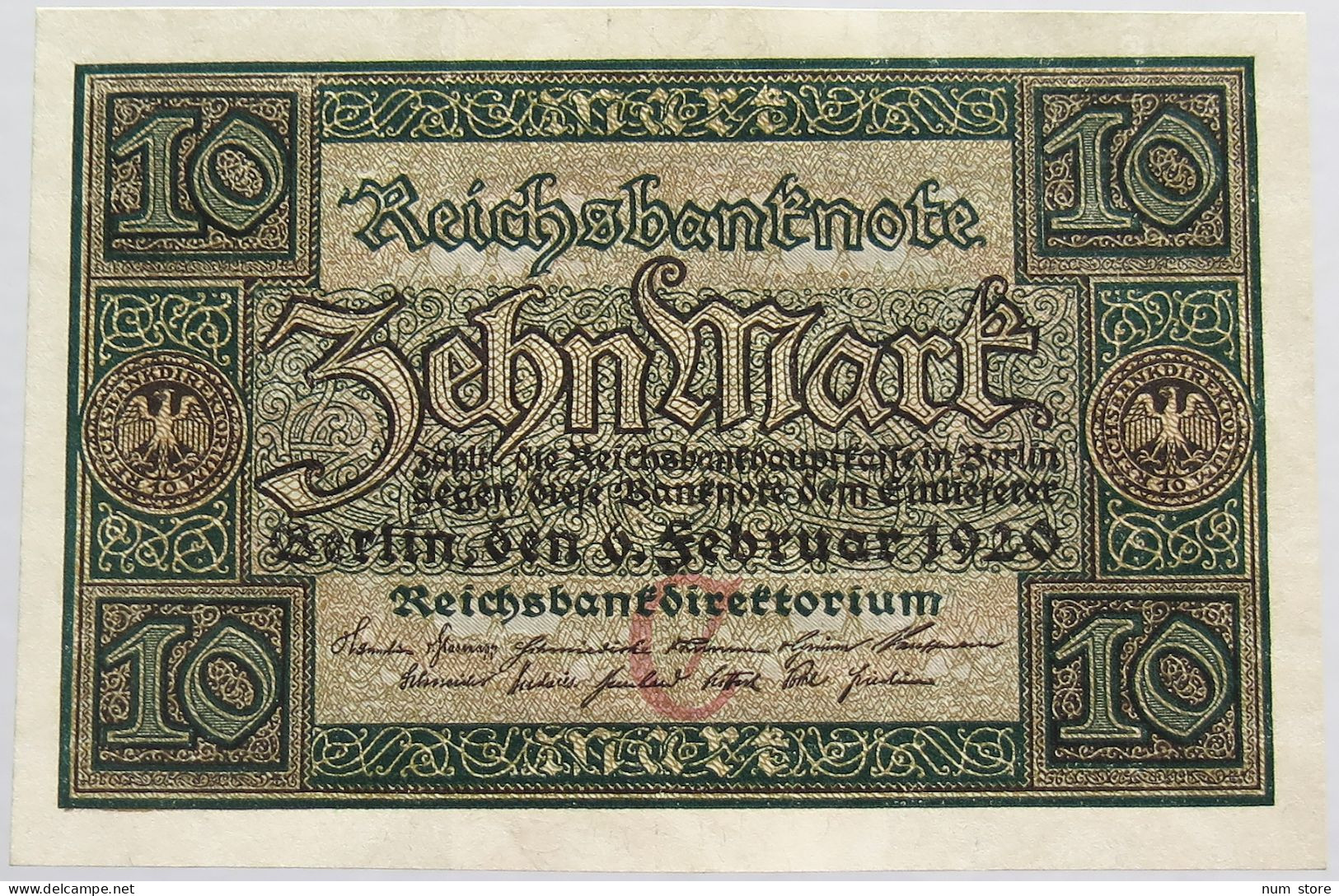 GERMANY 10 MARK 1920 BERLIN #alb008 0307 - 10 Mark