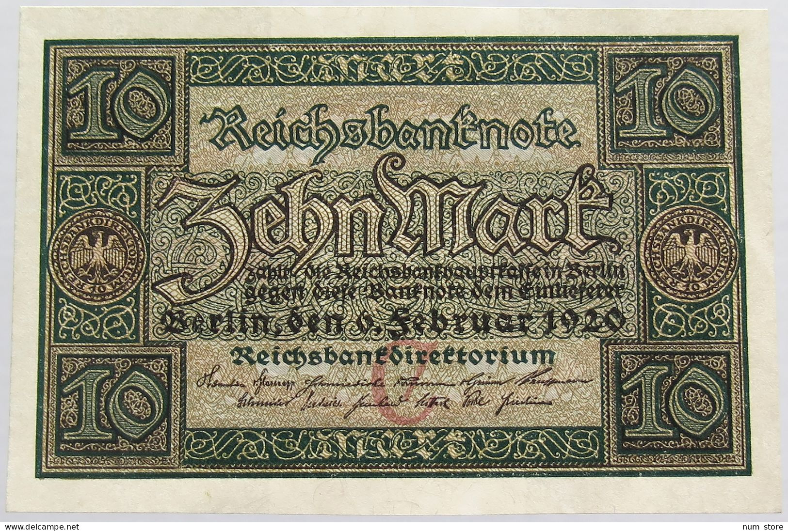 GERMANY 10 MARK 1920 BERLIN #alb008 0303 - 10 Mark