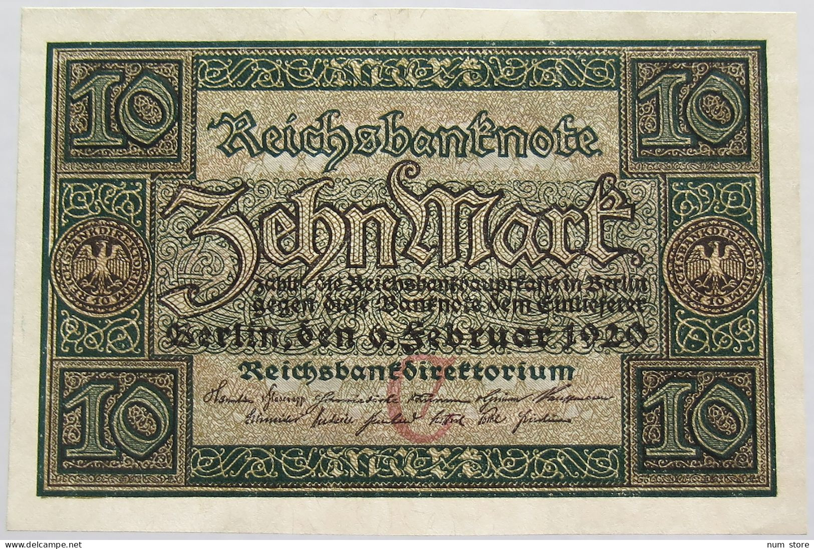 GERMANY 10 MARK 1920 BERLIN #alb008 0317 - 10 Mark