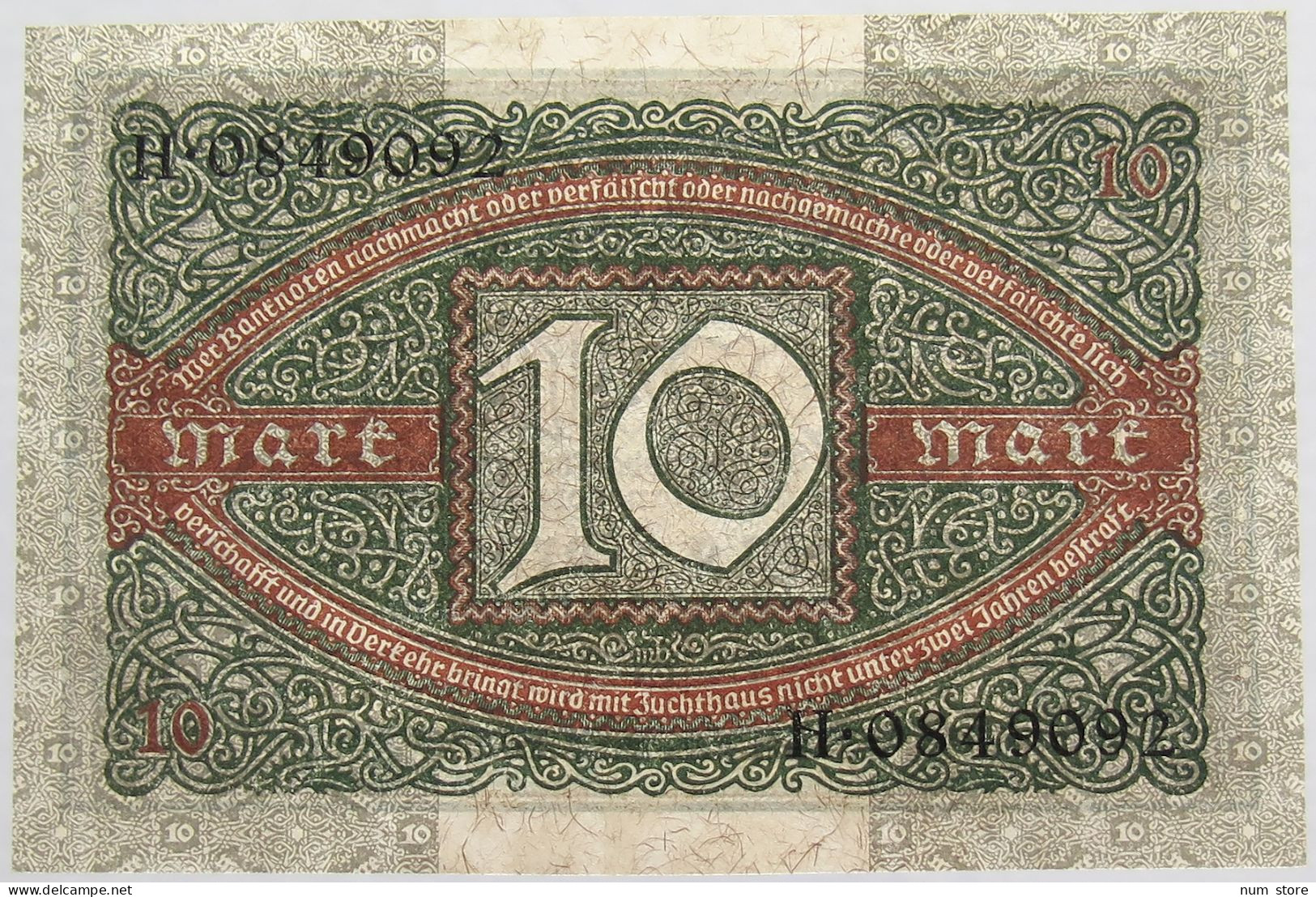 GERMANY 10 MARK 1920 BERLIN #alb008 0301 - 10 Mark