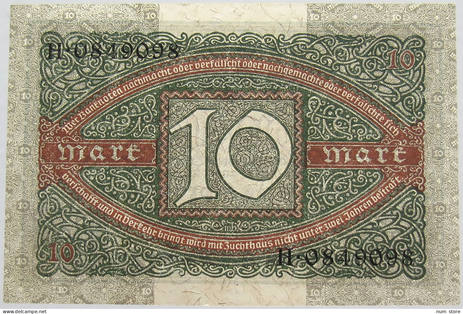 GERMANY 10 MARK 1920 BERLIN #alb008 0313 - 10 Mark