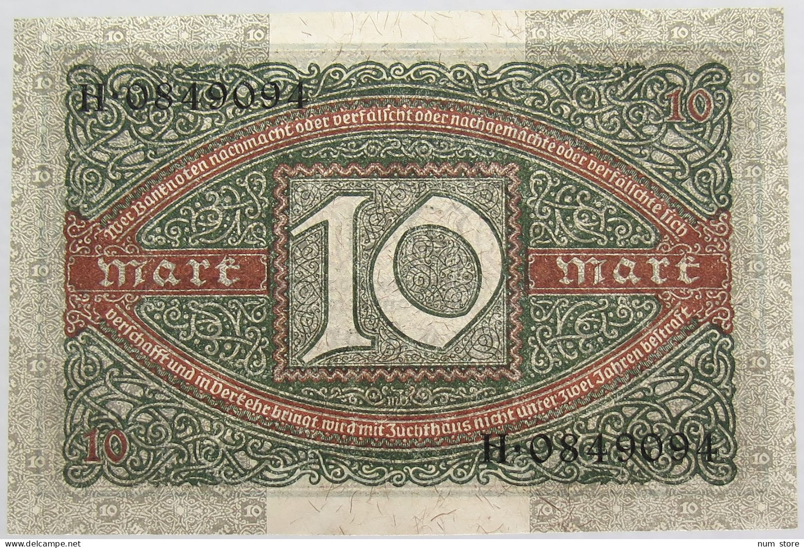 GERMANY 10 MARK 1920 BERLIN #alb008 0305 - 10 Mark