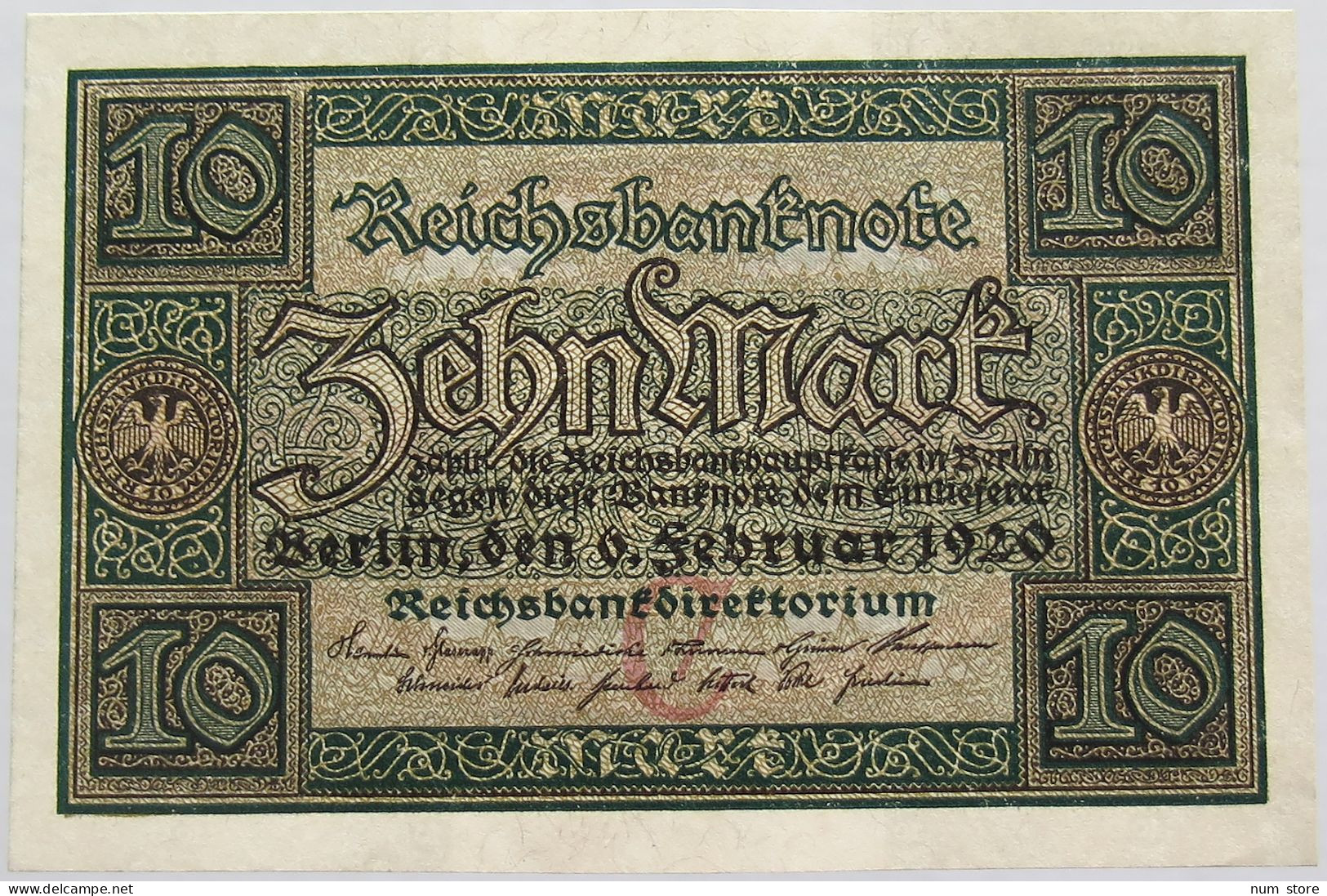 GERMANY 10 MARK 1920 BERLIN #alb008 0315 - 10 Mark