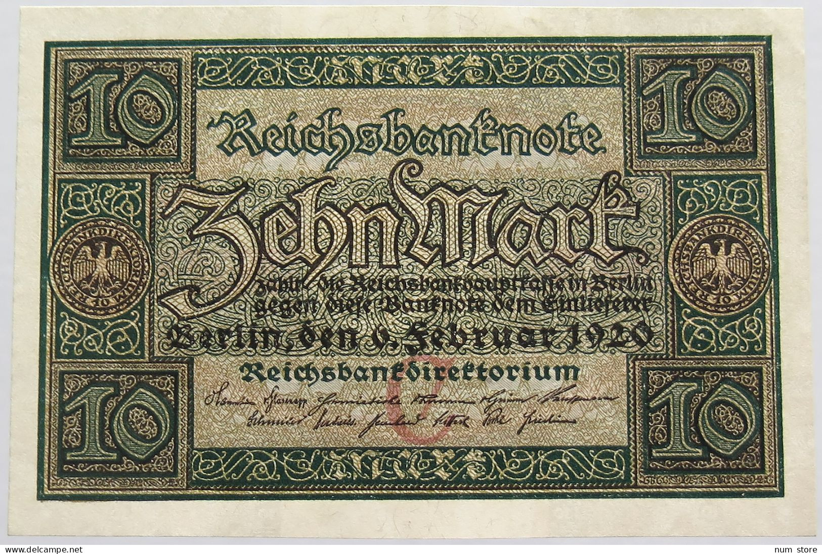 GERMANY 10 MARK 1920 BERLIN #alb008 0309 - 10 Mark