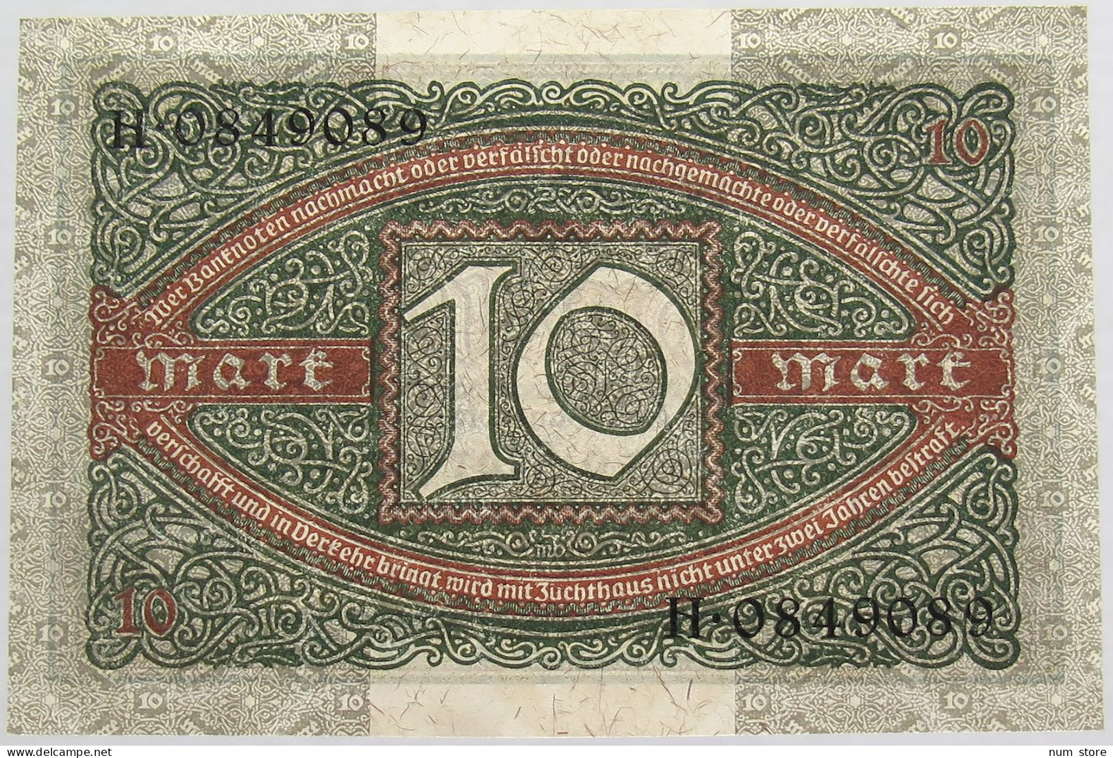 GERMANY 10 MARK 1920 BERLIN #alb008 0295 - 10 Mark
