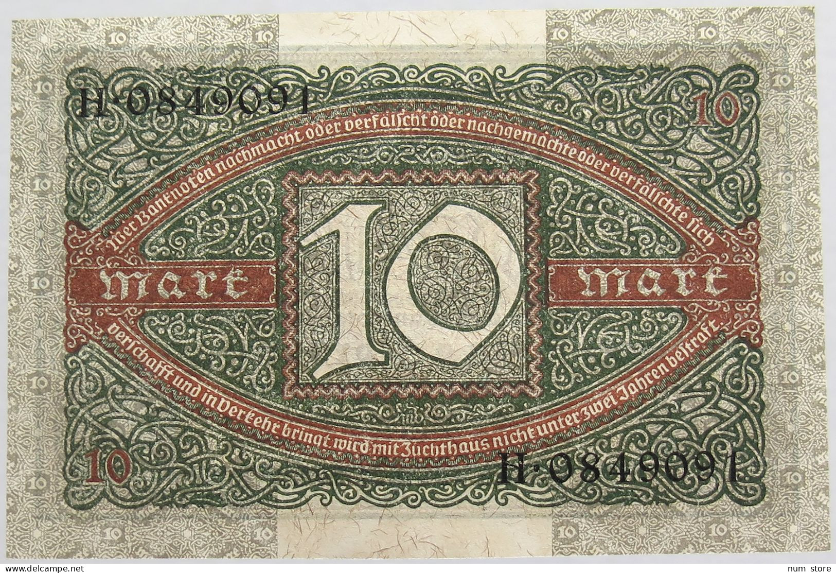 GERMANY 10 MARK 1920 BERLIN #alb008 0299 - 10 Mark