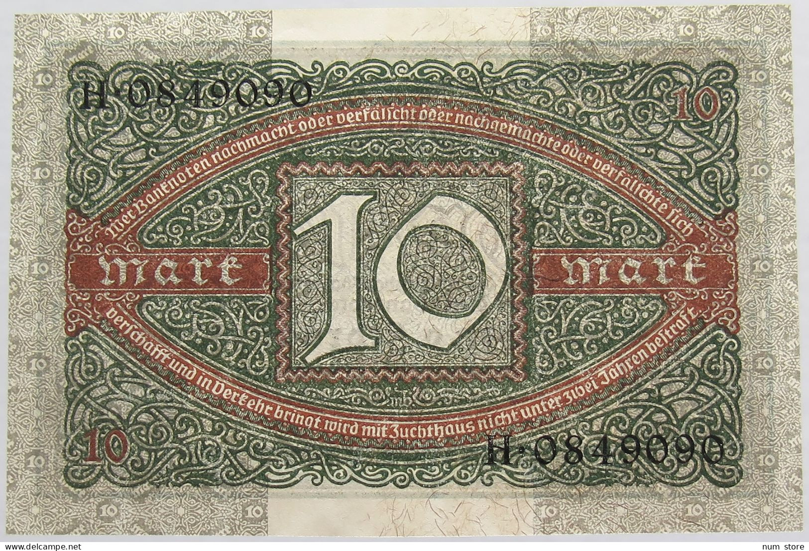 GERMANY 10 MARK 1920 BERLIN #alb008 0297 - 10 Mark