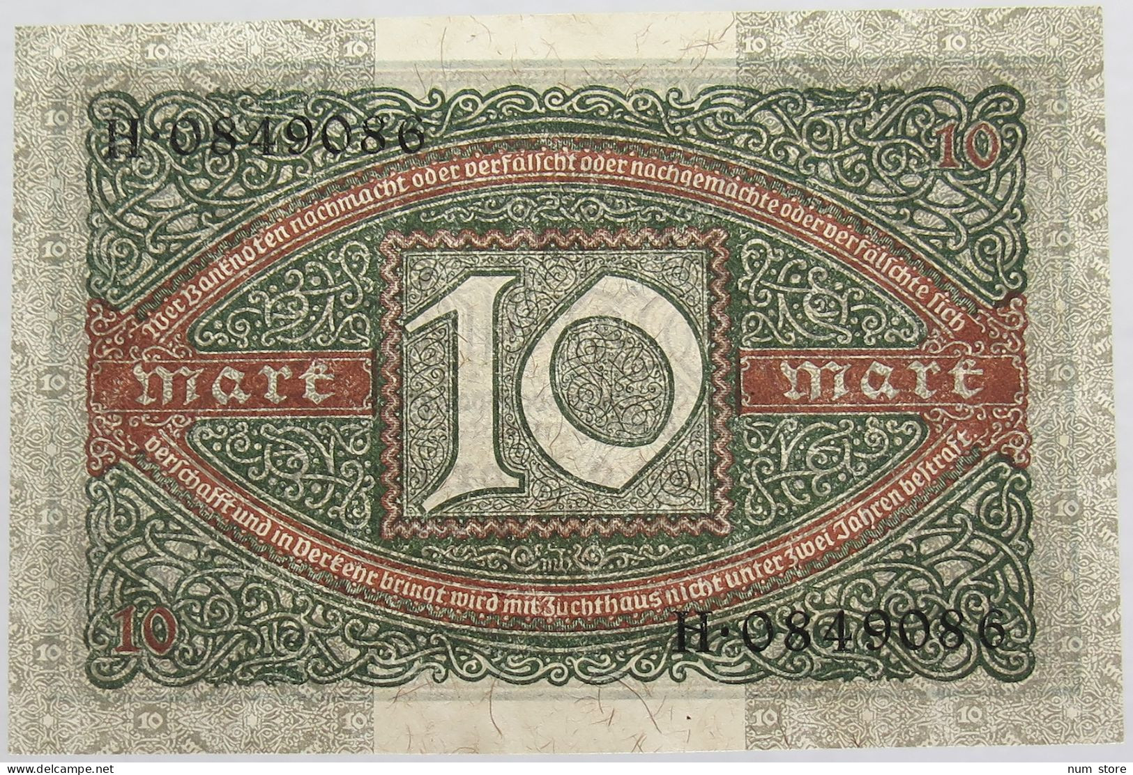 GERMANY 10 MARK 1920 BERLIN #alb008 0289 - 10 Mark