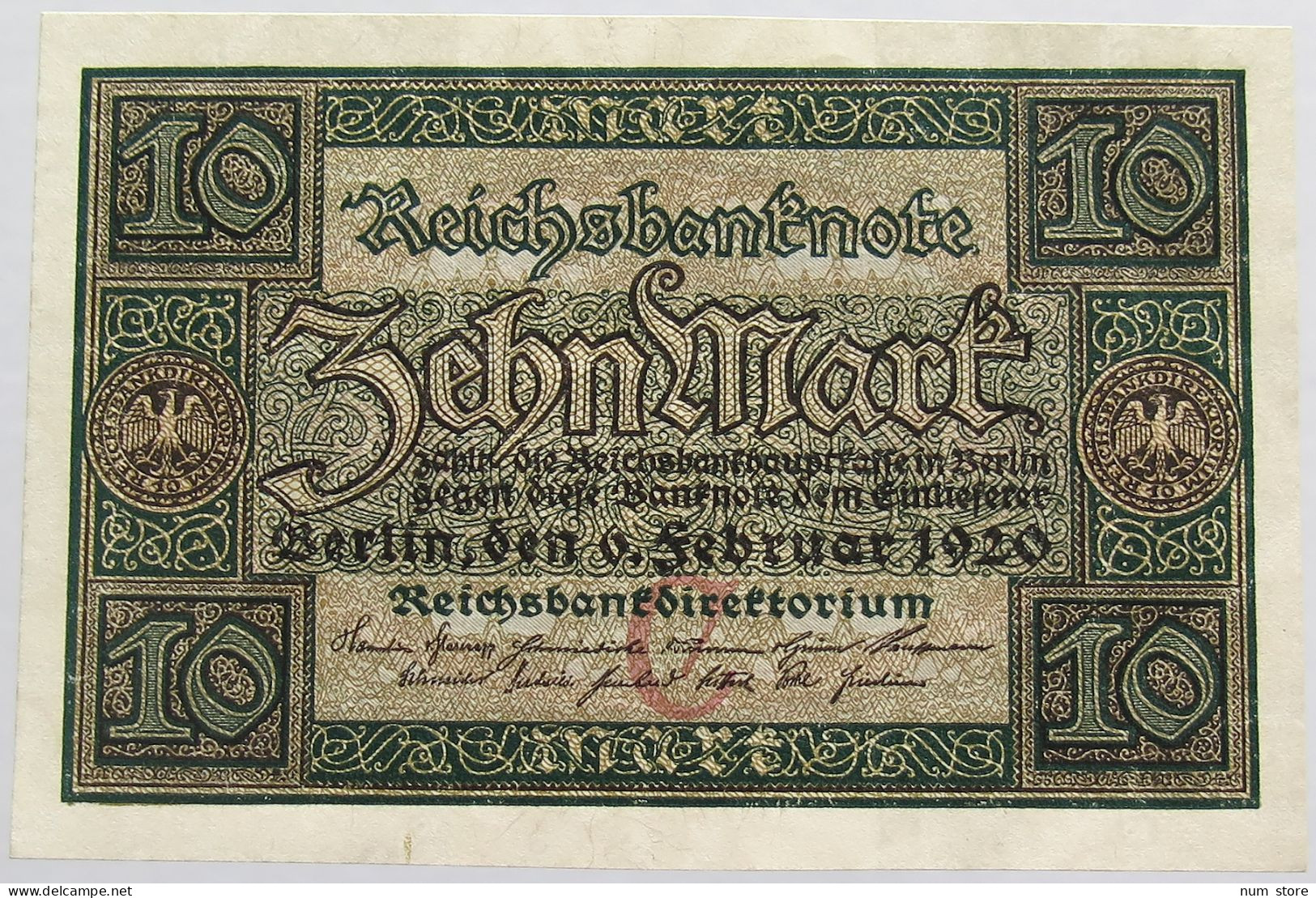 GERMANY 10 MARK 1920 BERLIN #alb008 0293 - 10 Mark