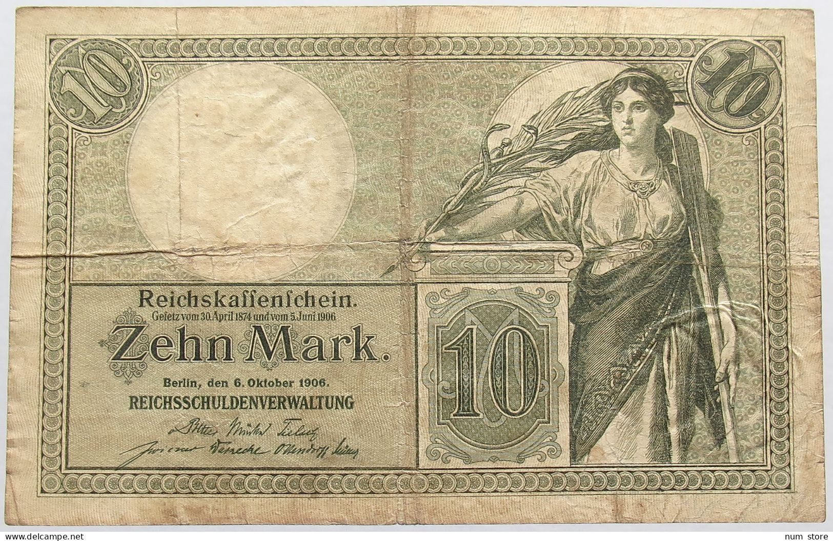 GERMANY 10 MARK 1906 #alb015 0075 - 10 Mark