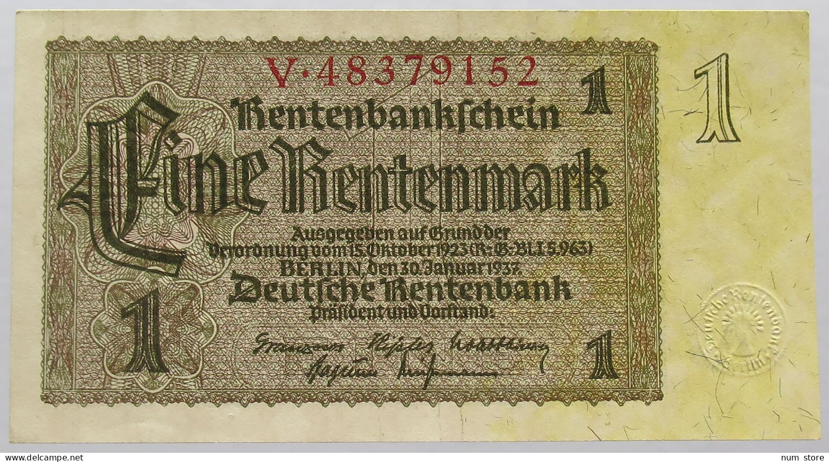 GERMANY 1 REICHSMARK 1937 TOP #alb067 0061 - Otros & Sin Clasificación