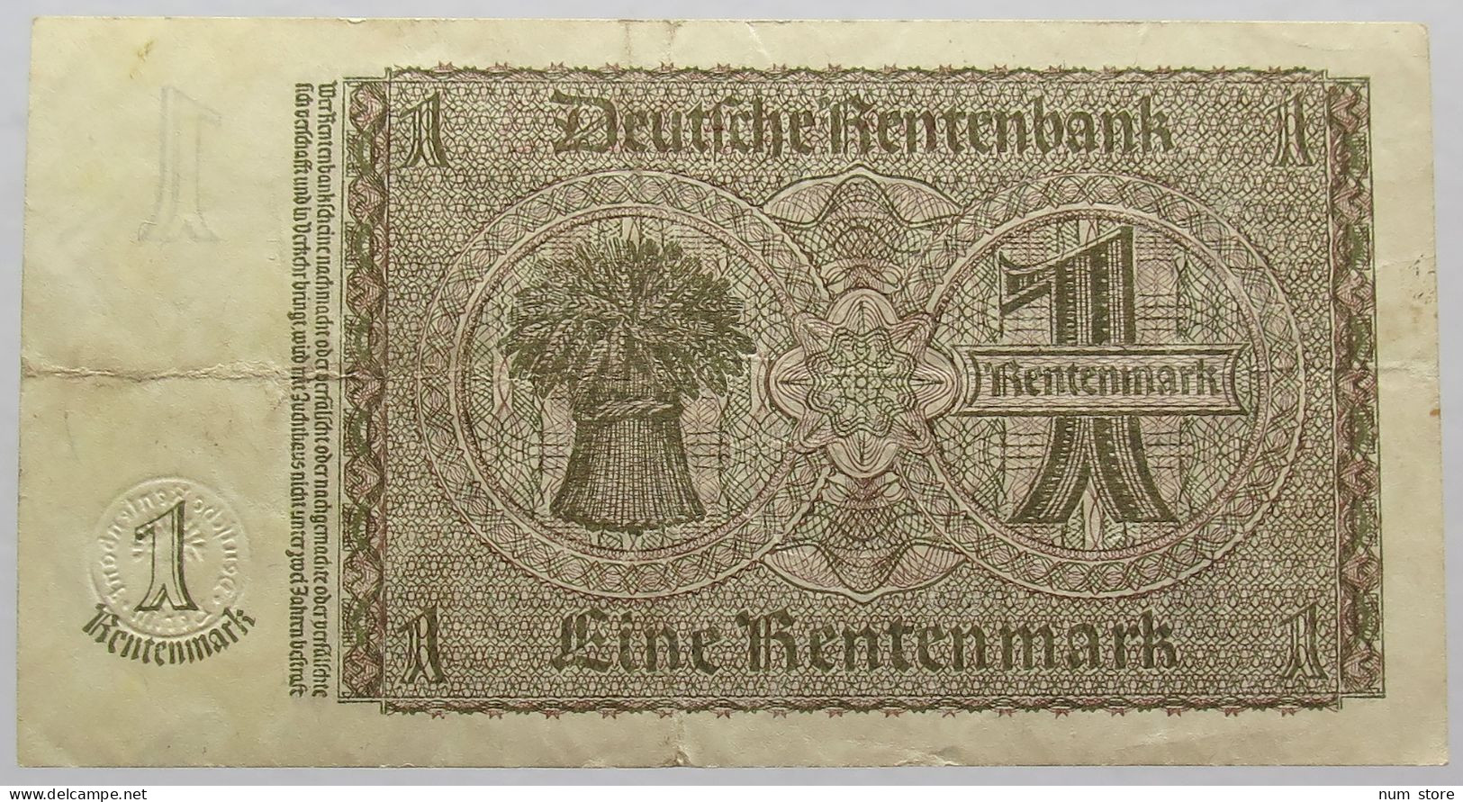 GERMANY 1 REICHSMARK 1937 #alb067 0053 - Sonstige & Ohne Zuordnung