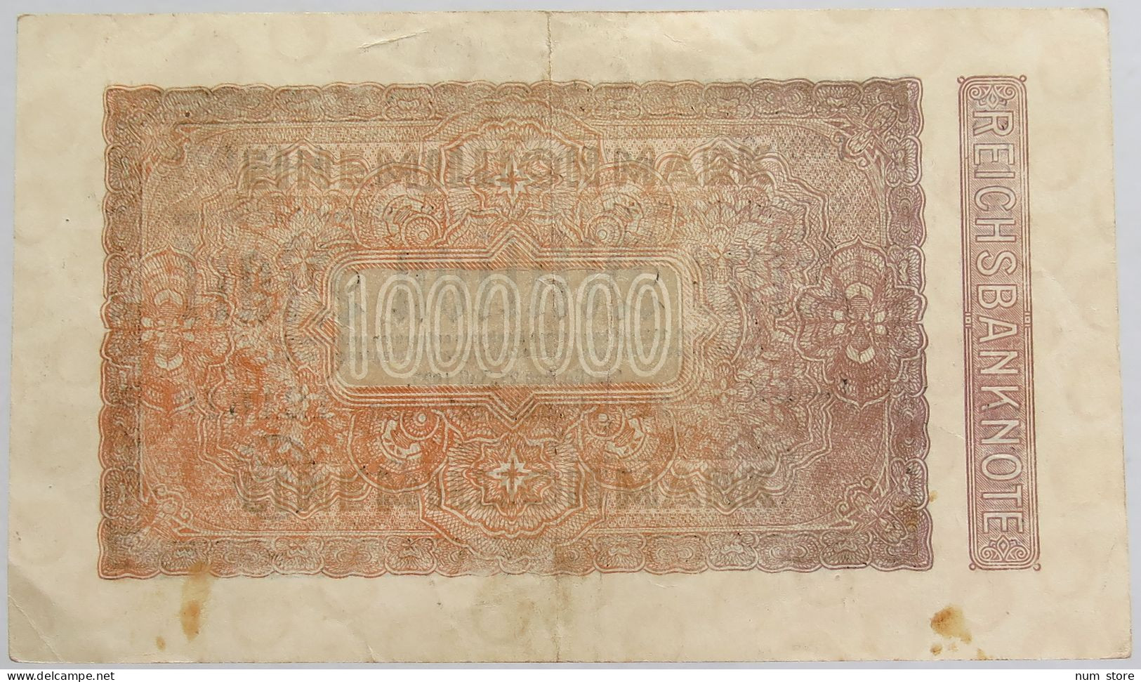 GERMANY 1 MILLION MARK 1923 BERLIN #alb012 0093 - 1 Mio. Mark