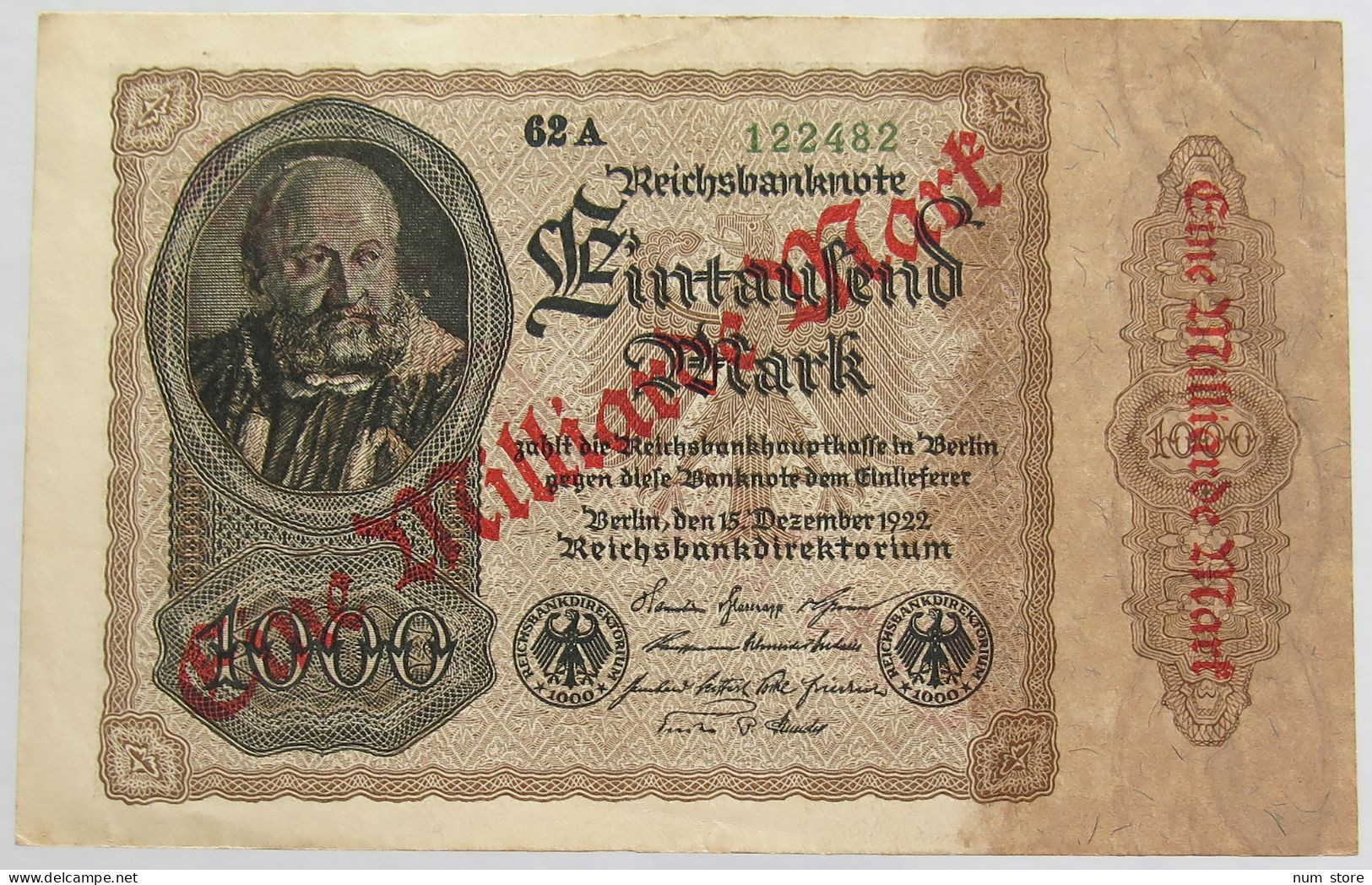 GERMANY 1 MILLIARDE 1922 BERLIN #alb012 0139 - 1 Milliarde Mark