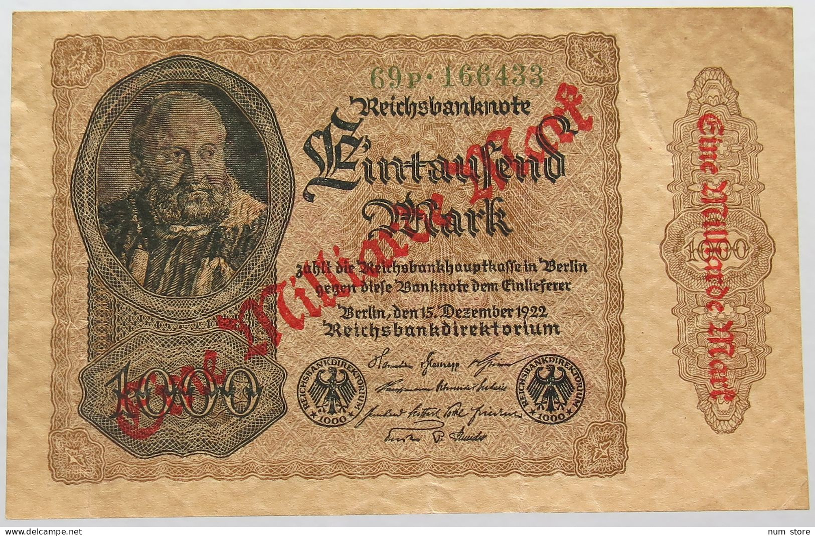 GERMANY 1 MILLARDE MARK 1922 BERLIN #alb011 0143 - 1 Milliarde Mark