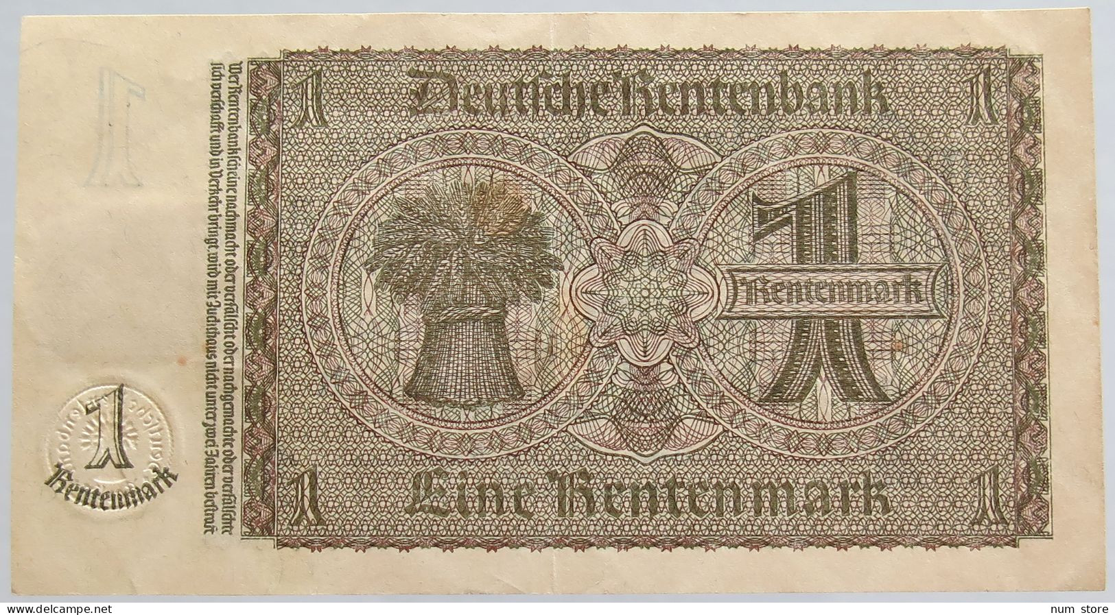 GERMANY 1 MARK 1937 1948 DDR #alb012 0007 - Altri & Non Classificati