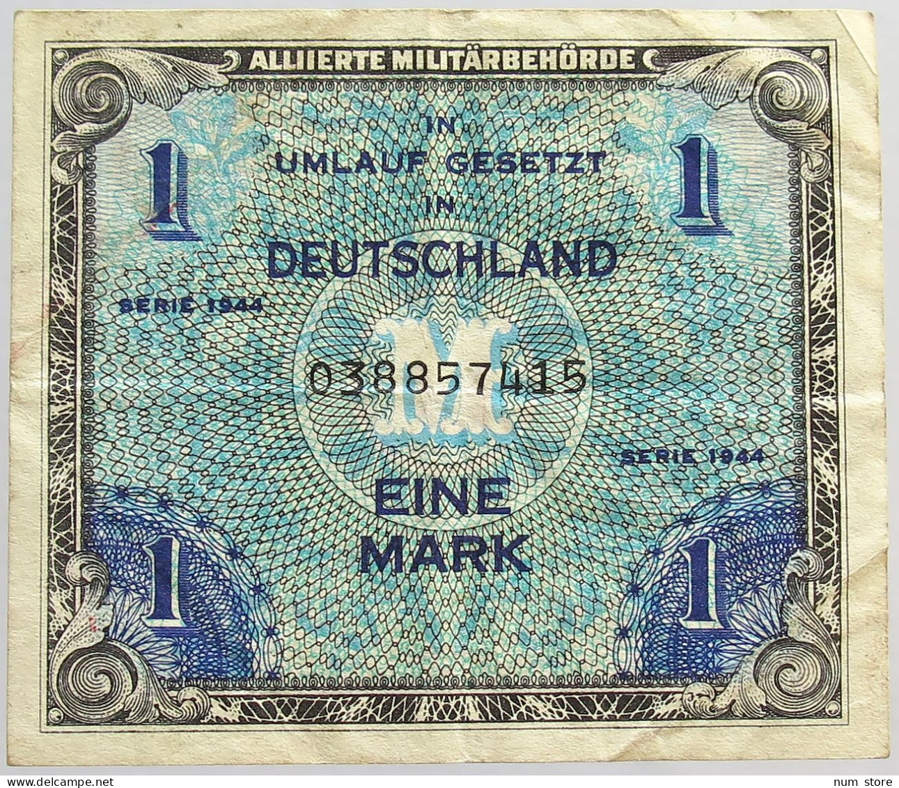 GERMANY 1 MARK 1944 #alb066 0357 - Other & Unclassified