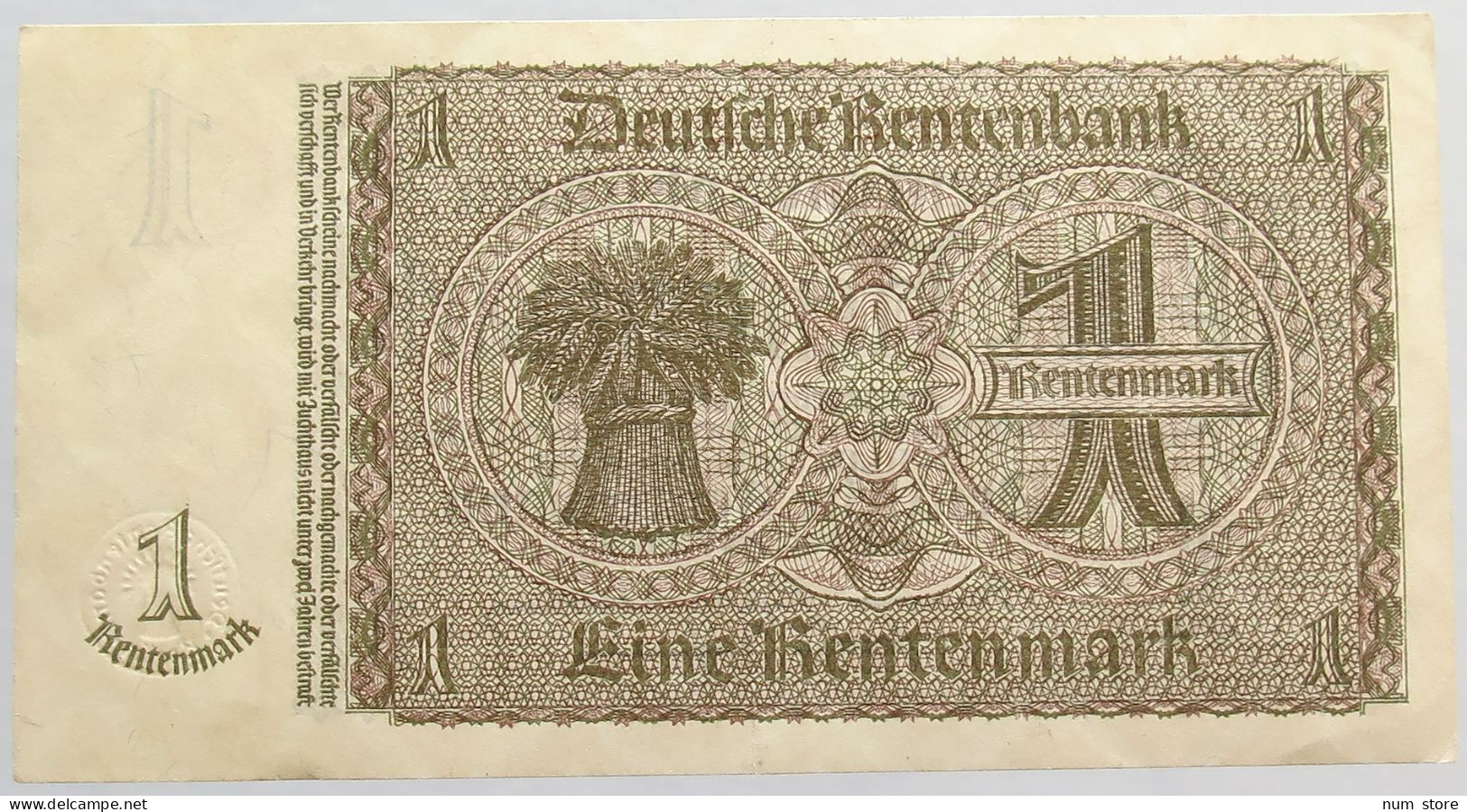GERMANY 1 MARK 1937 #alb066 0333 - Autres & Non Classés