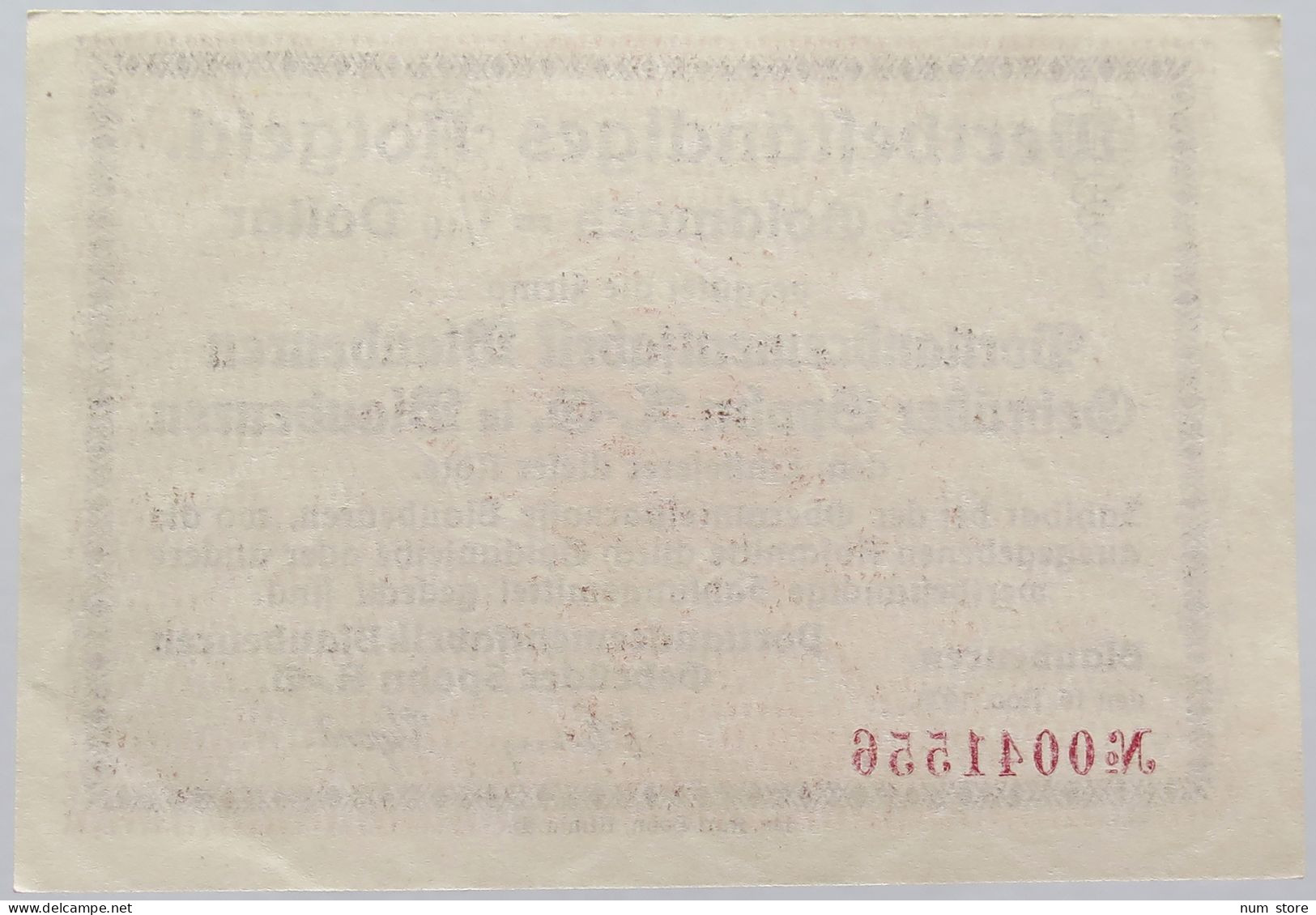 GERMANY 0.42 GOLDMARK 1/10 DOLLAR 1923 BLAUBEUREN #alb002 0237 - Deutsche Golddiskontbank