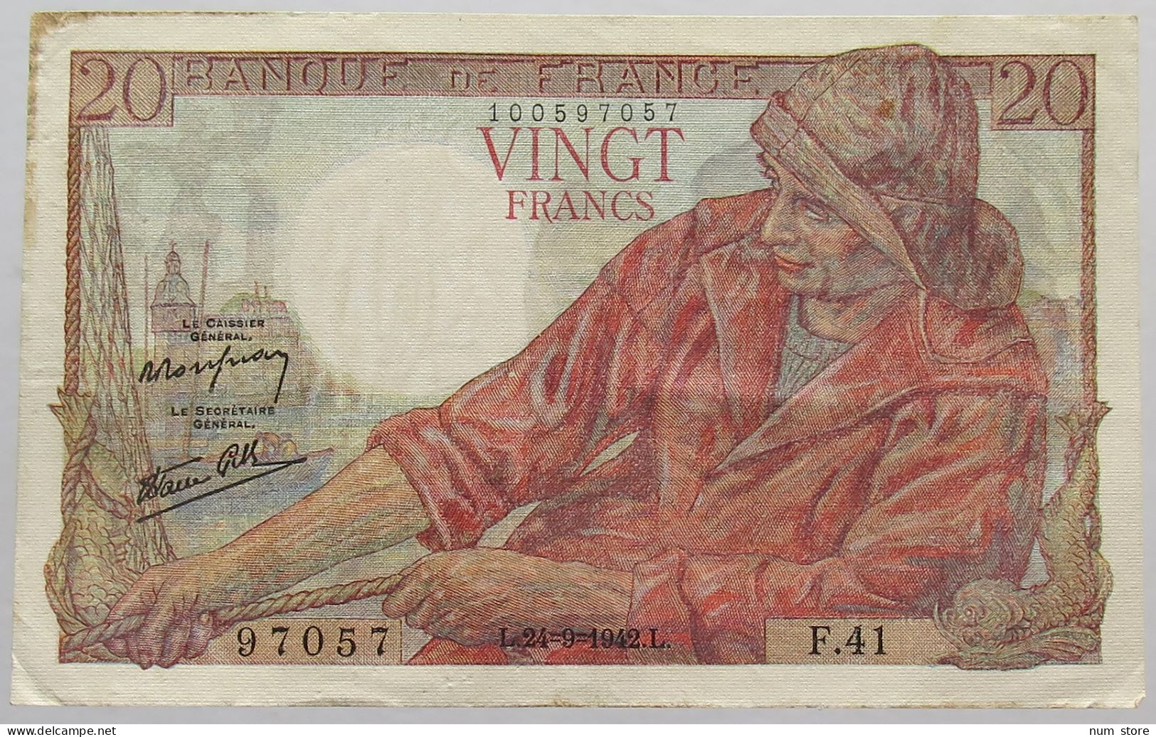 FRANCE 20 VINGT FRANCS #alb067 0015 - Unclassified